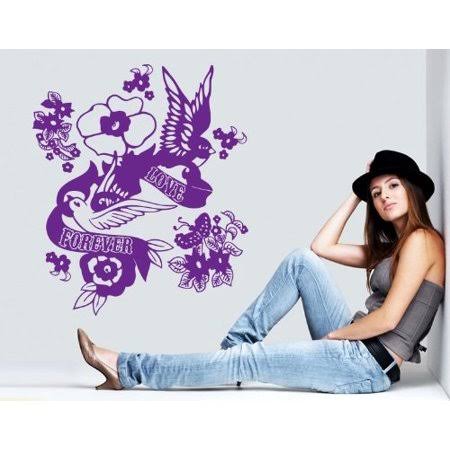 Pastel Orange Wall Decal F9229