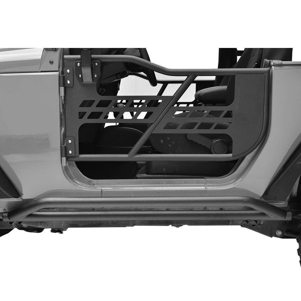 Textured Black Rock Guards for Jeep Wrangler JK 2 Door Z30098
