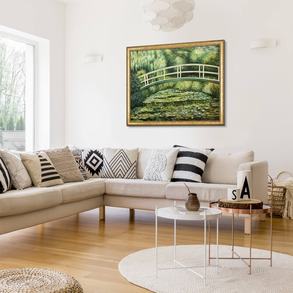 White Water Lilies Pre-Framed J2579