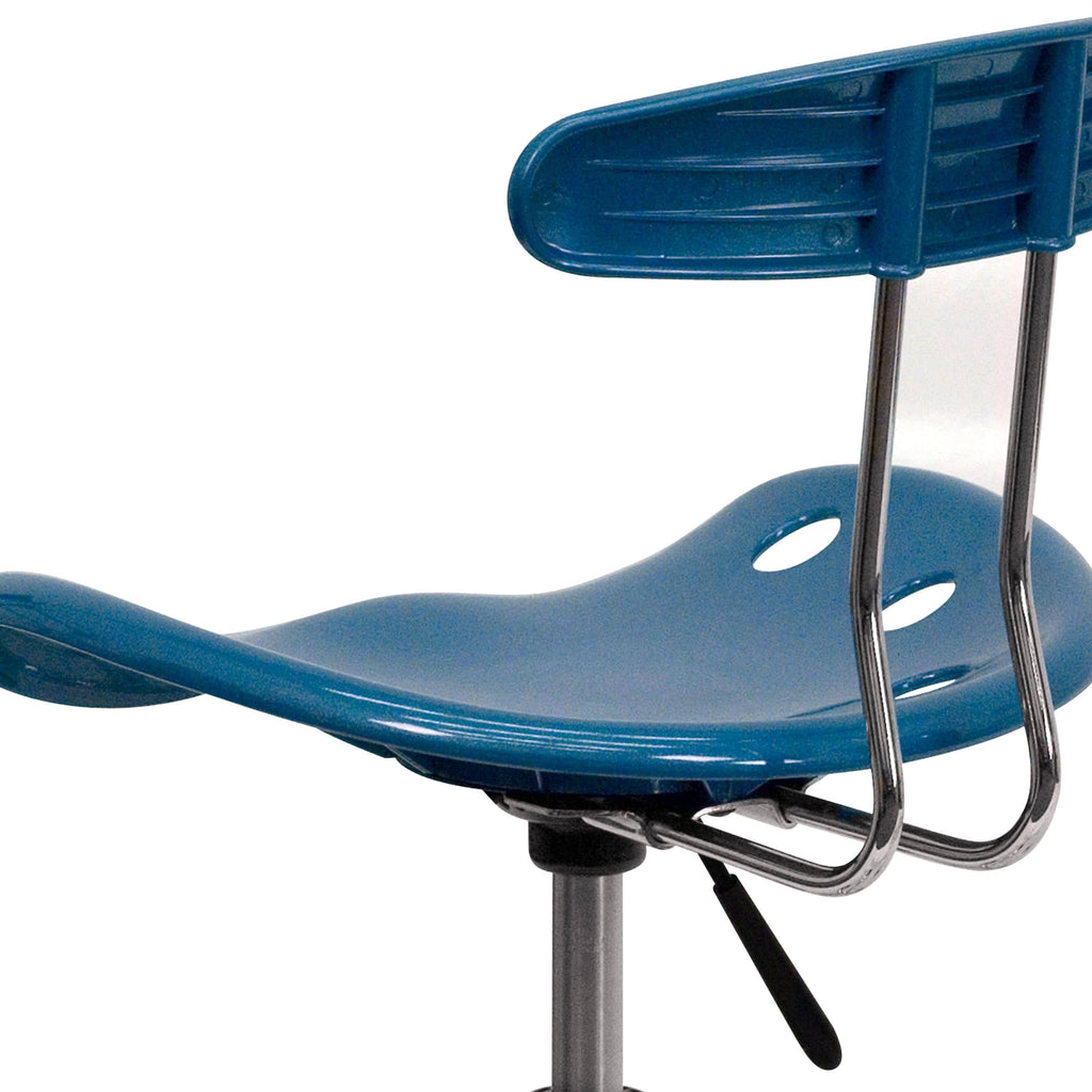 Pink Adjustable Swivel Chair with Tractor Seat K94362