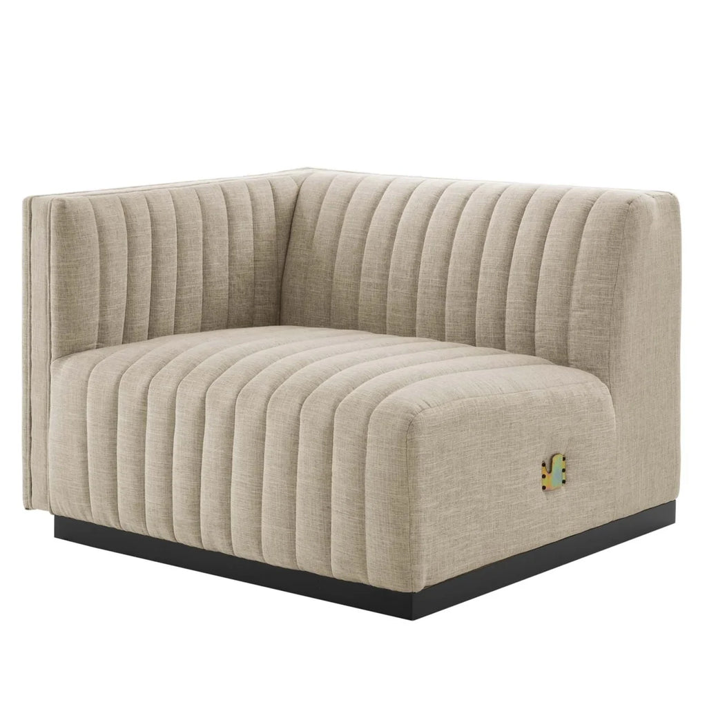Tufted Upholstered Fabric Loveseat H52617
