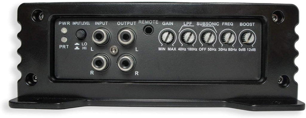 Dual 10" Loaded Sub Box Enclosure with Class D Amp Mono Amplifier X282511
