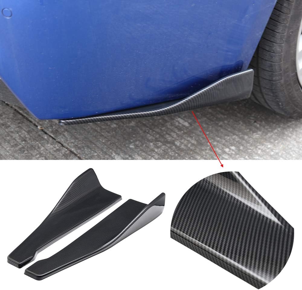 Black Rear Bumper Lip Splitter Pack of 2 Q44388