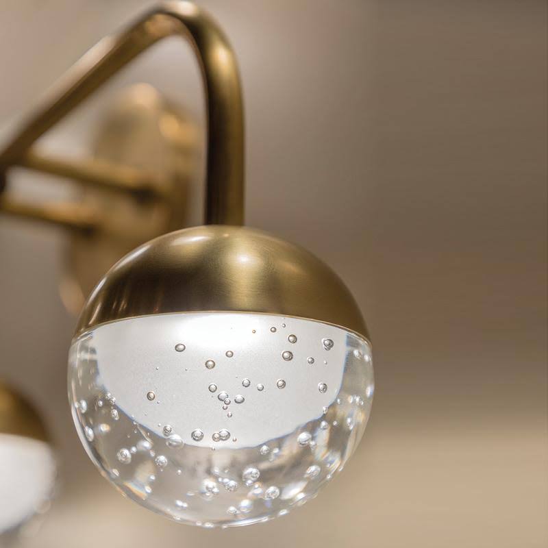 Aged Brass LED Bath Light Bracket N35516