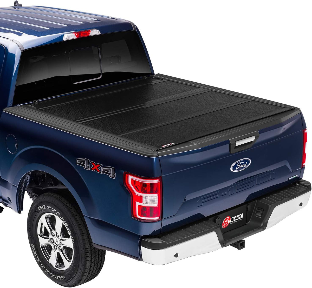 Black Hard Folding Truck Bed Tonneau Cover S705