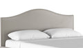 King Headboard in Velvet Light Grey P1411