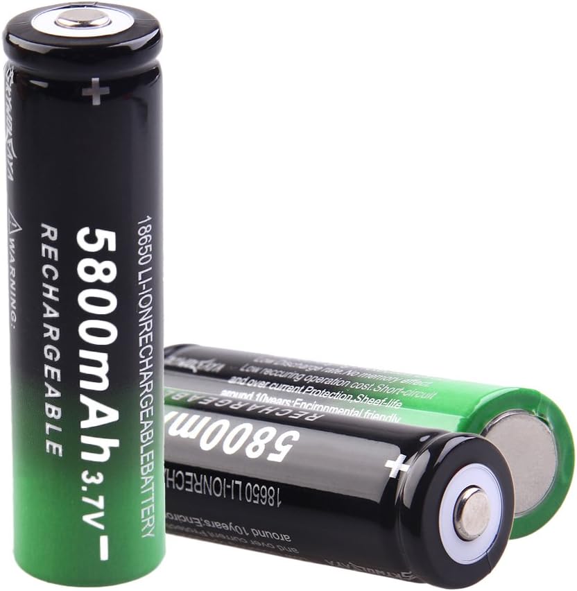 50 Pack 18650 Rechargeable 5800mAh 20A 3.7V Button Top Batteries Y147812