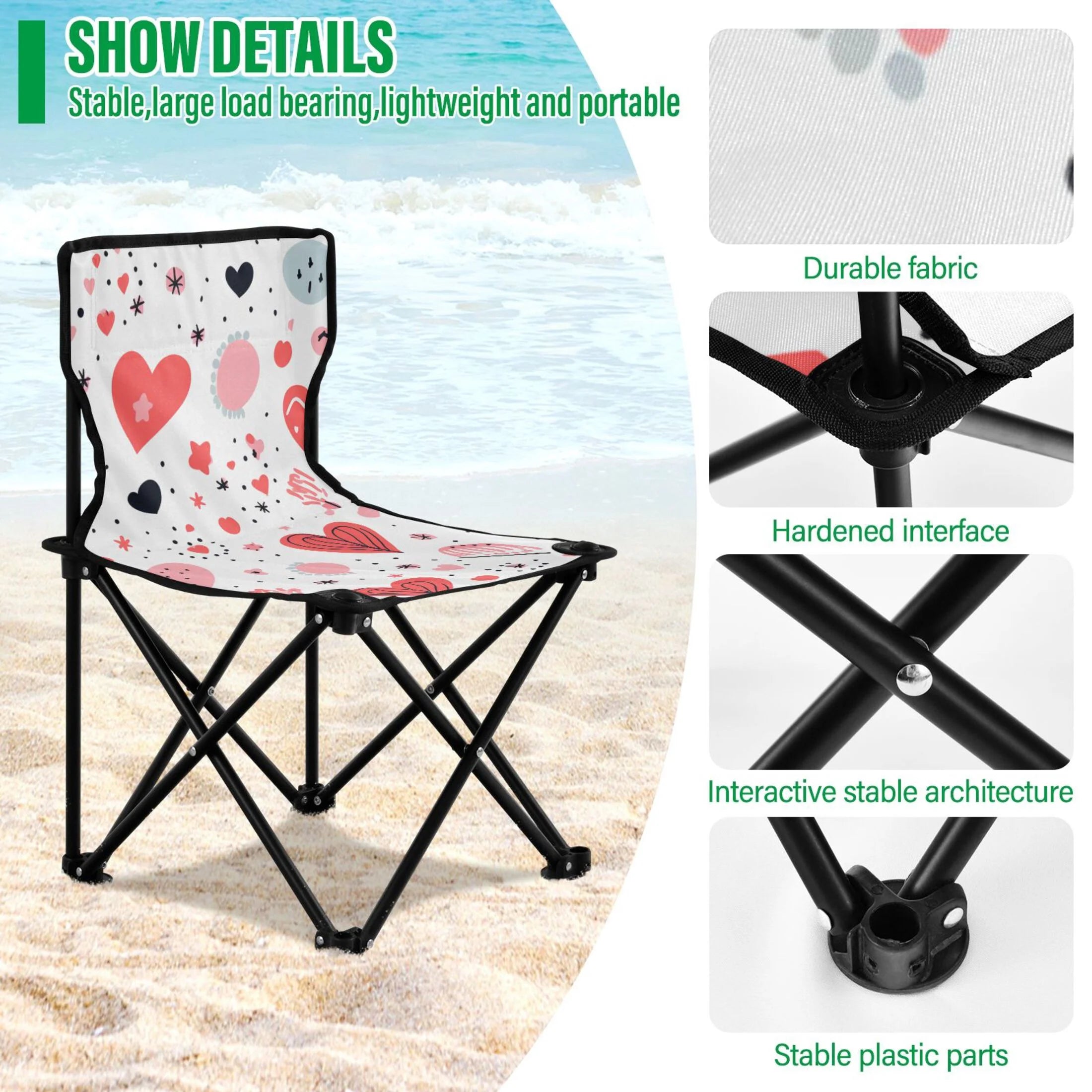 Portable Camping Chair with Carry Bag B6250
