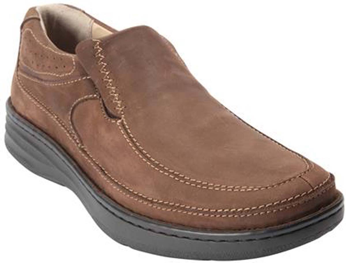 Brown Nubuck Men's Shoes X361390