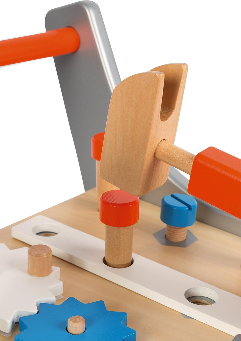 Magnetic Wood Tool Cart with 26 Accessories U2199
