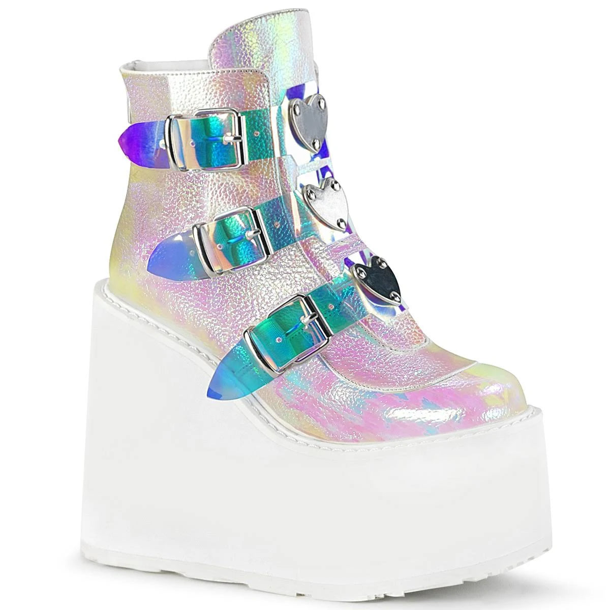 White Vegan Leather Swing-105 Shoes W30095