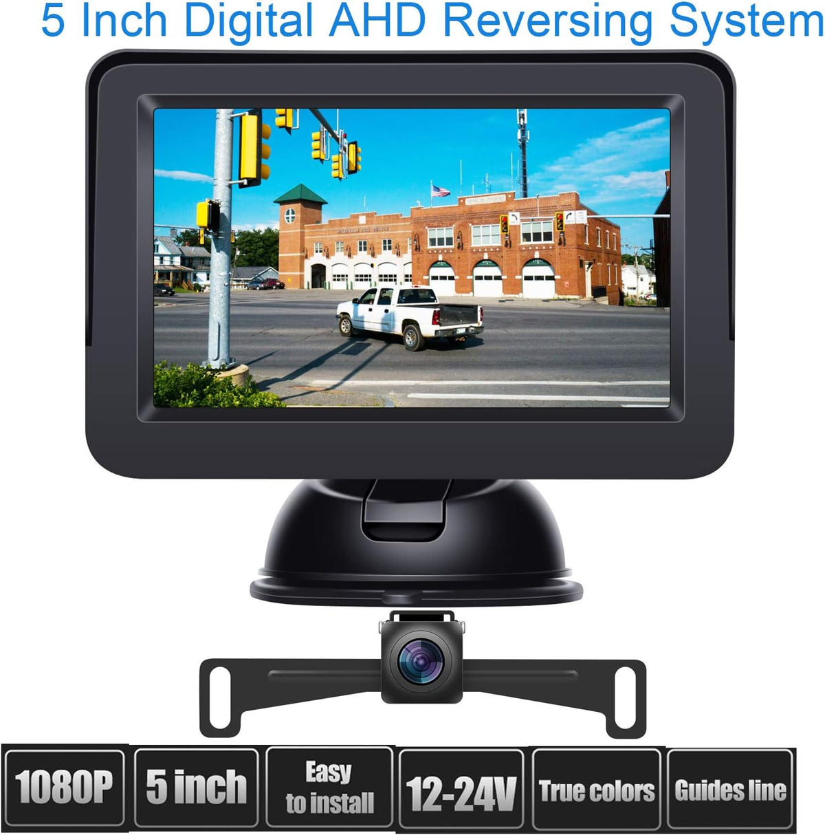 5'' LCD Monitor Waterproof Rear View Camera Q7270