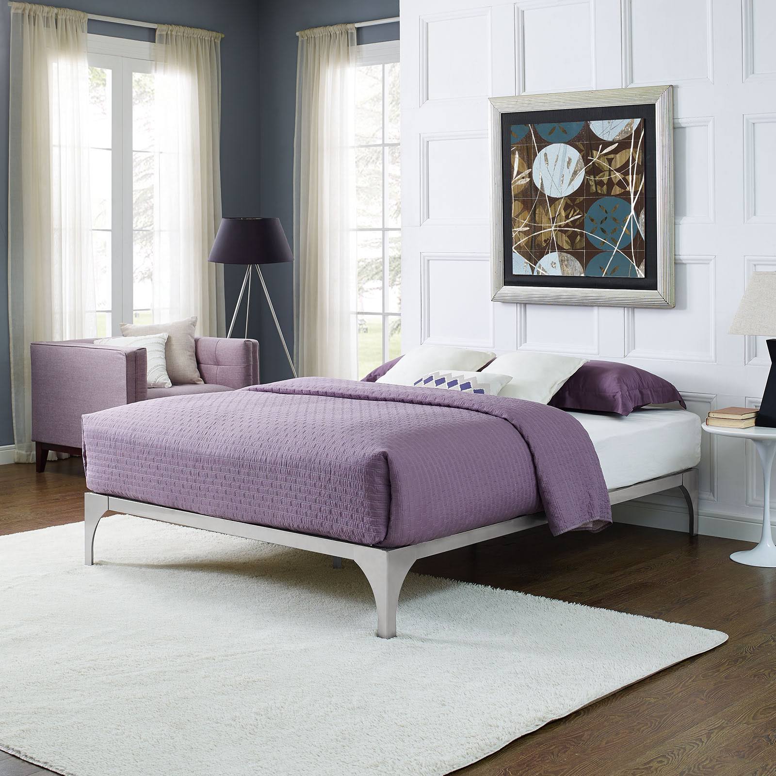 Silver Full Bed Frame L568576