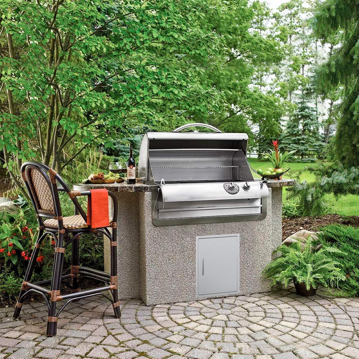 Stainless Steel BBQ Access Door 14 W x 20 H K348622
