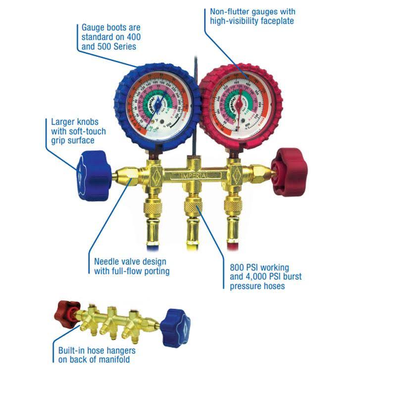 Brass Manifold with 3 Hoses X592