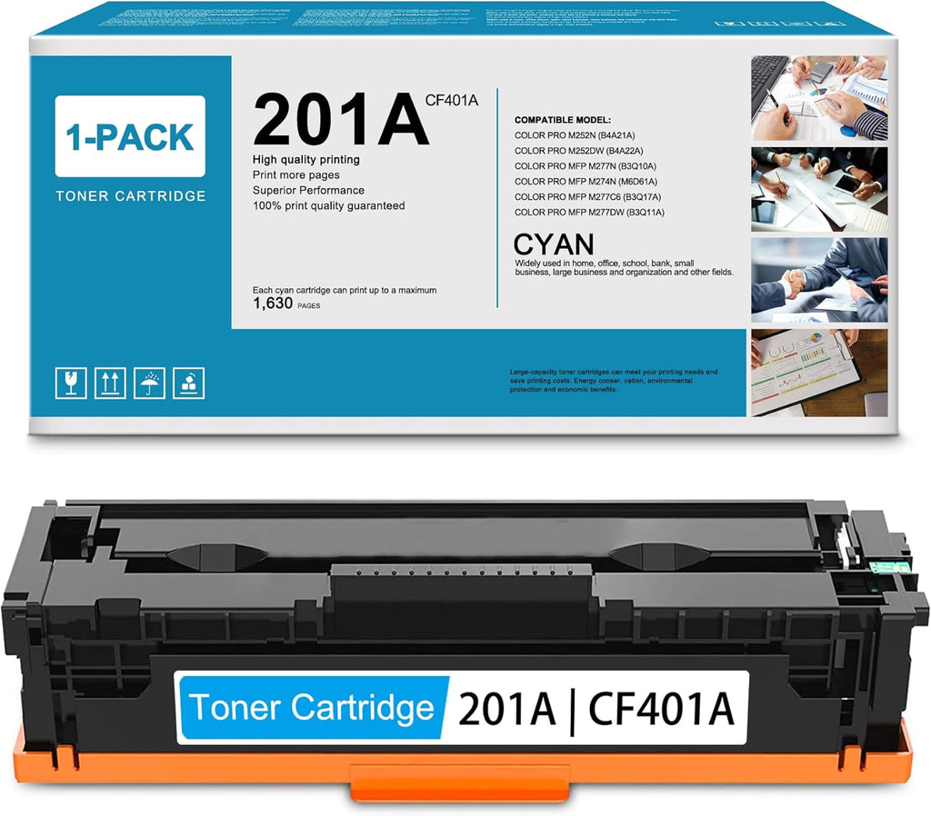 Cyan Toner Cartridge for HP Printers (1 Pack) J8222