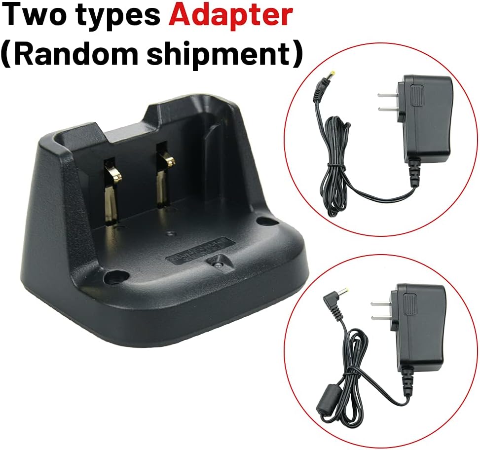 Battery Charger Base for YAESU Two Way Radio, 2 Pack U382