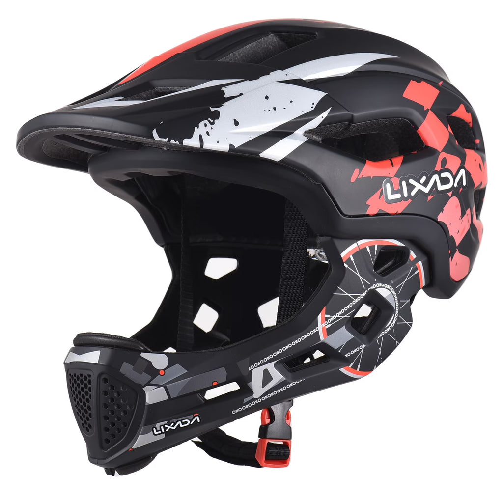 Kids Cycling Helmet Full Face with Detachable Visor Y4626