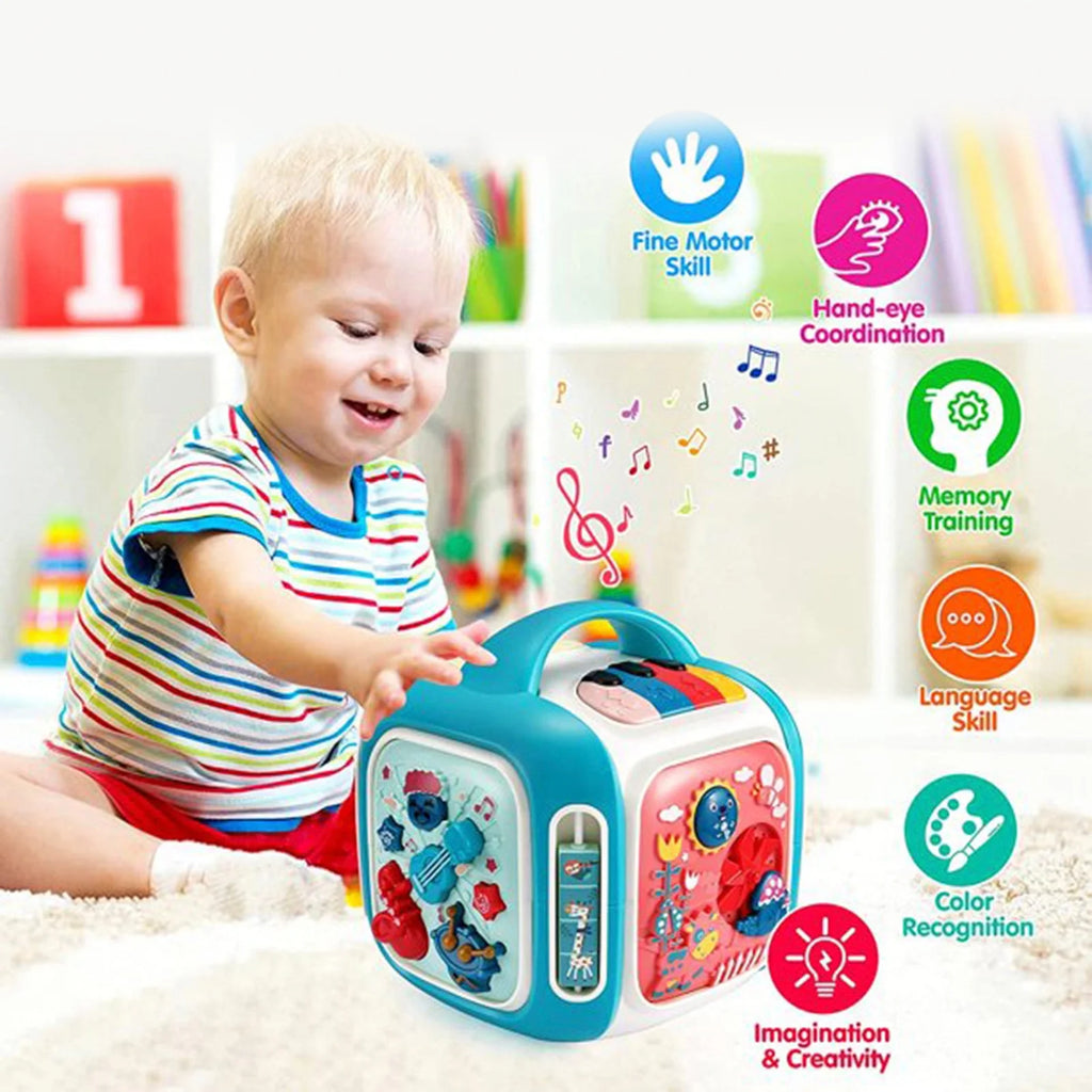 Baby Activity Cube Musical Learning Toy I758870