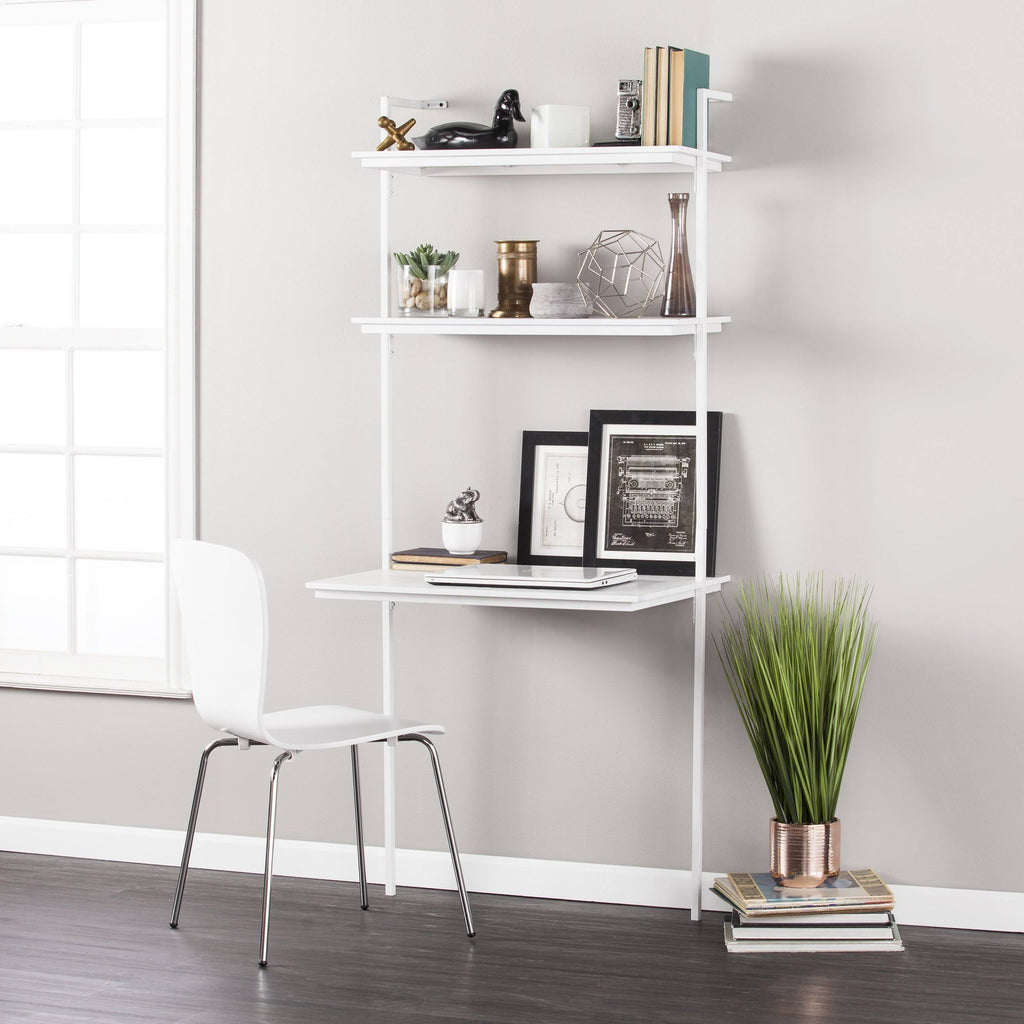 White Wall Mount Desk M6216