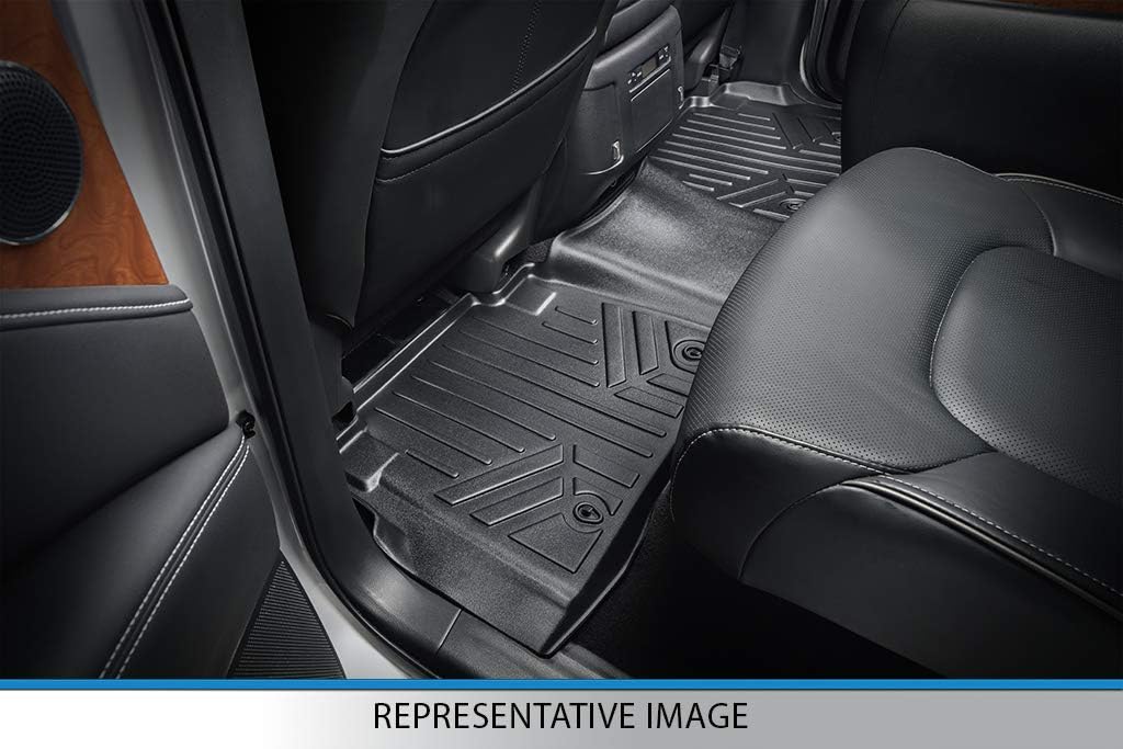 Black 2 Row Floor Mat Liner Set for Ford Maverick C230579