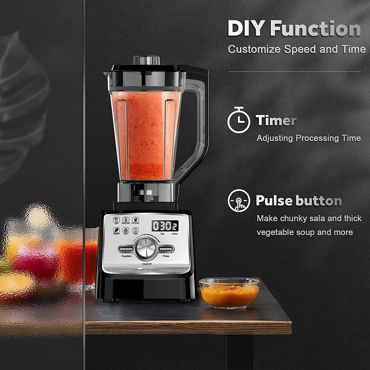 2L Countertop Blender with Ice Crusher, Pack of 2 R505