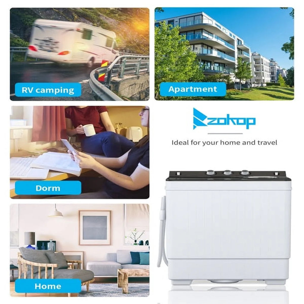 26Lbs Semi-automatic Twin Tub Washing Machine A787