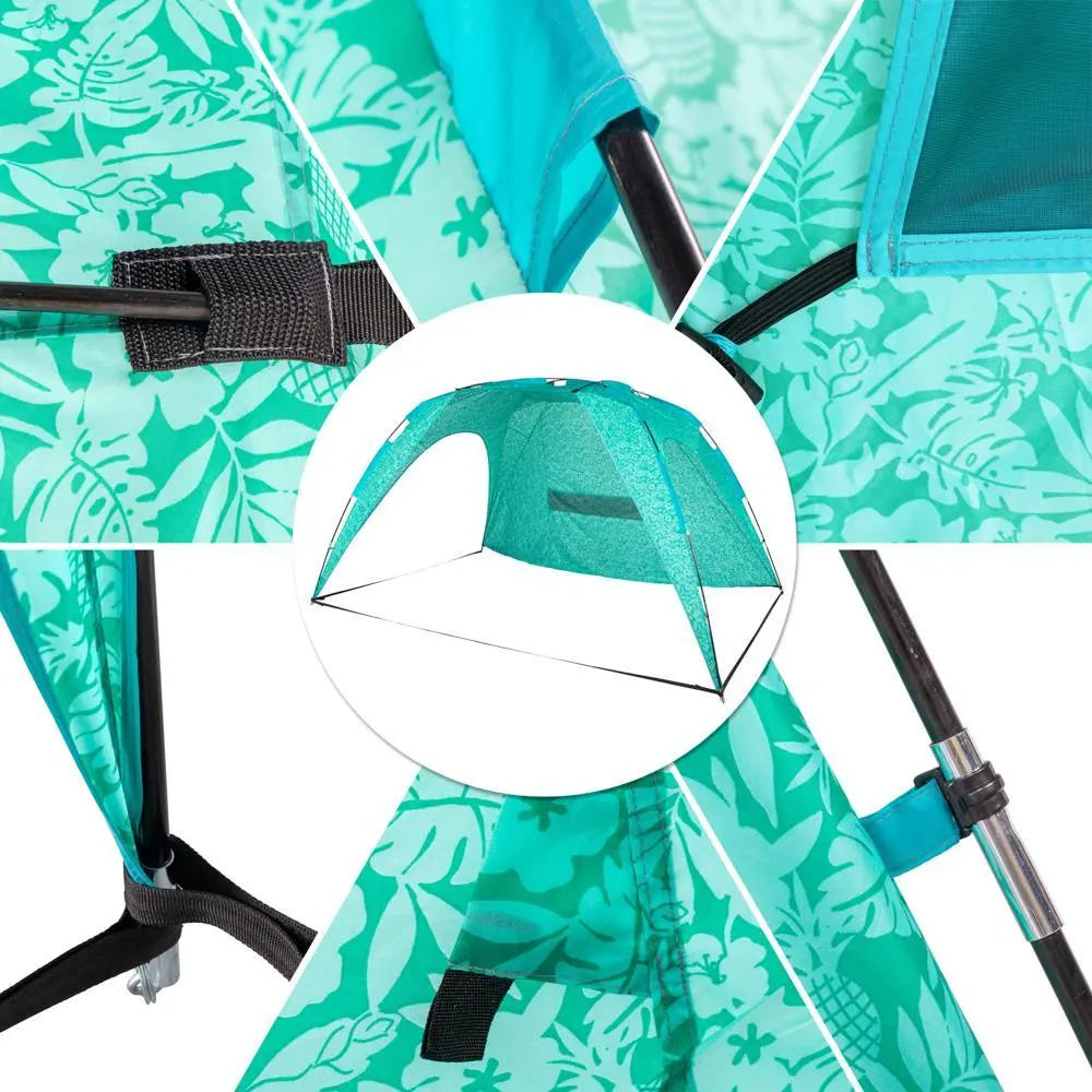 Pop Up Beach Tent Sun Shelter With Bag V44435