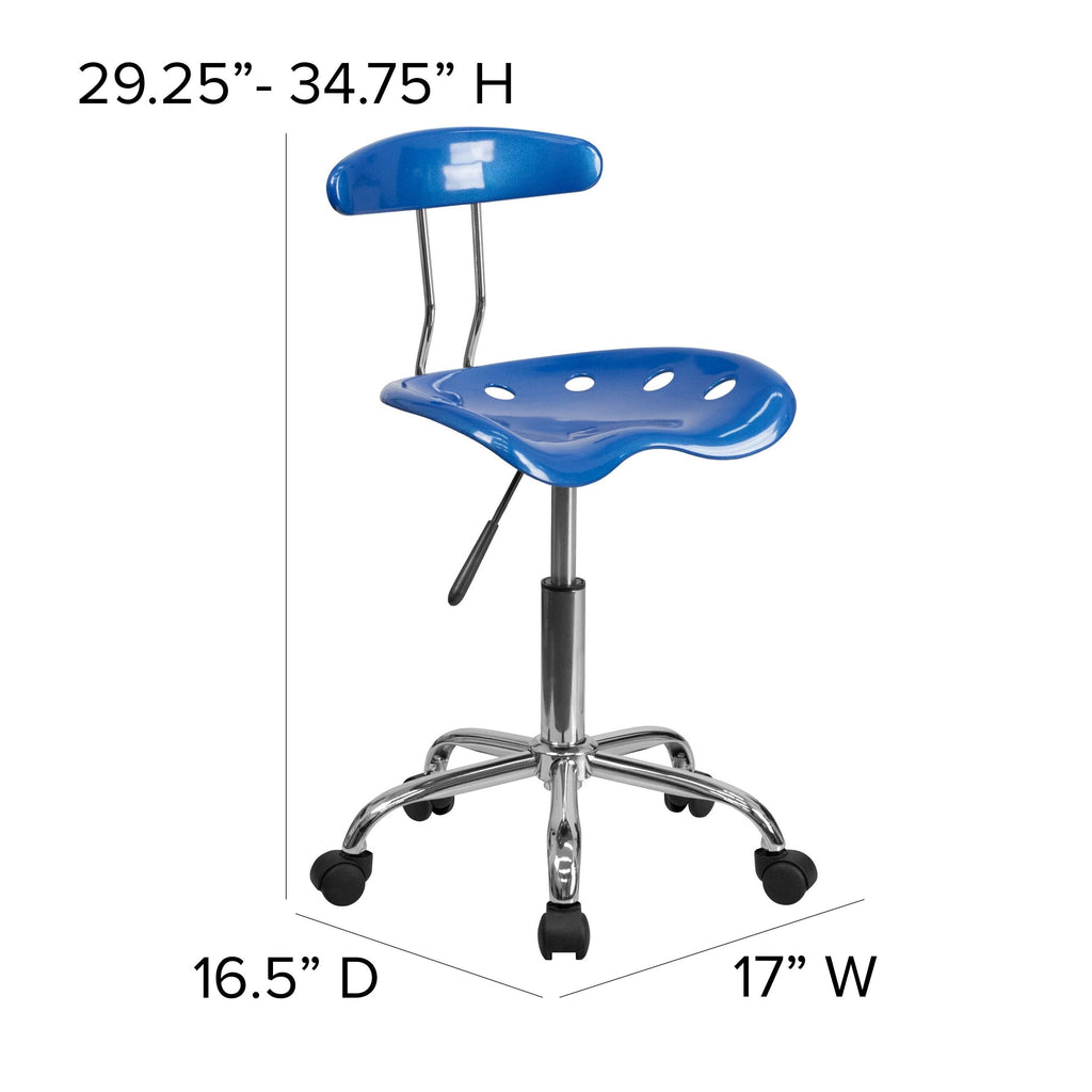Pink Adjustable Swivel Chair with Tractor Seat K94362