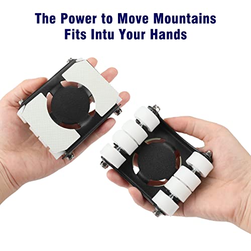 Heavy Duty Furniture Lifter 4 Appliance Roller 880 LBS Load Capacity Wheels Adjustable Height Lifting Tool Lever A5053