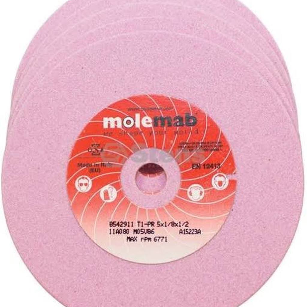 5 in. x 1/8 in. x 1/2 in. Box of 5 Chain Grinding Wheel Z38100
