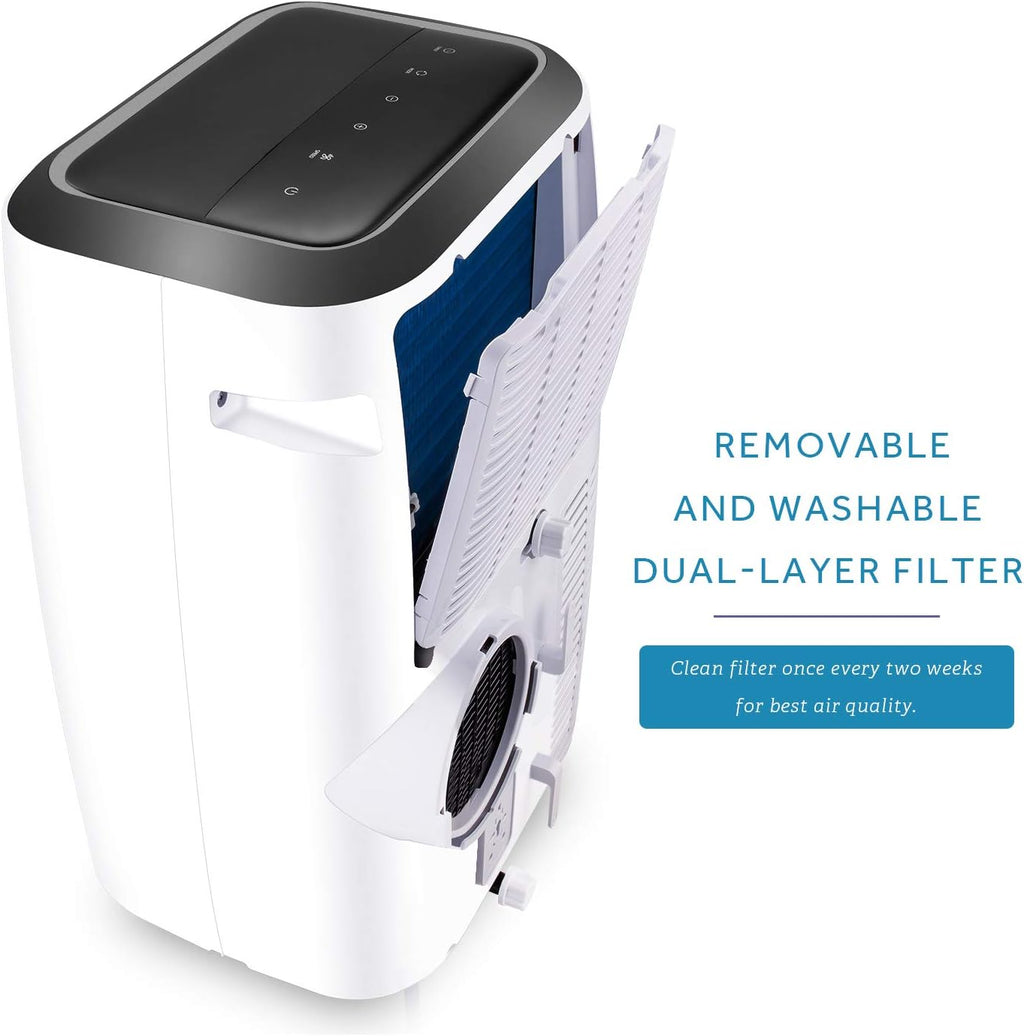Portable Air Conditioner 14,000 BTU with Remote Control, White N822504
