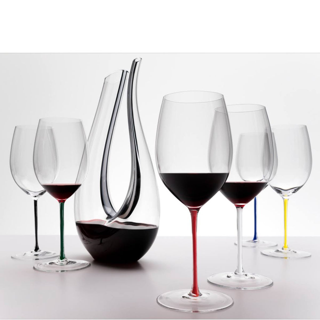 Red Champagne Wine Glass H3661