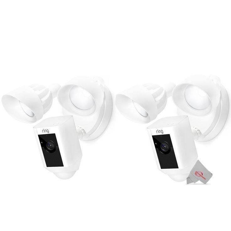 Floodlight Cam Wired Plus Motion-Activated 1080p HD White U870861