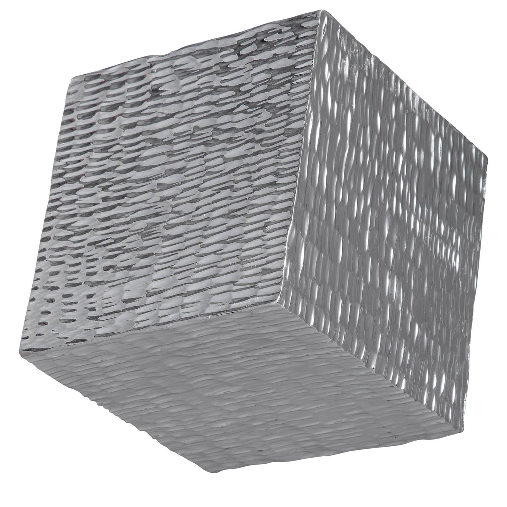 Silver Wall Cube Y78204