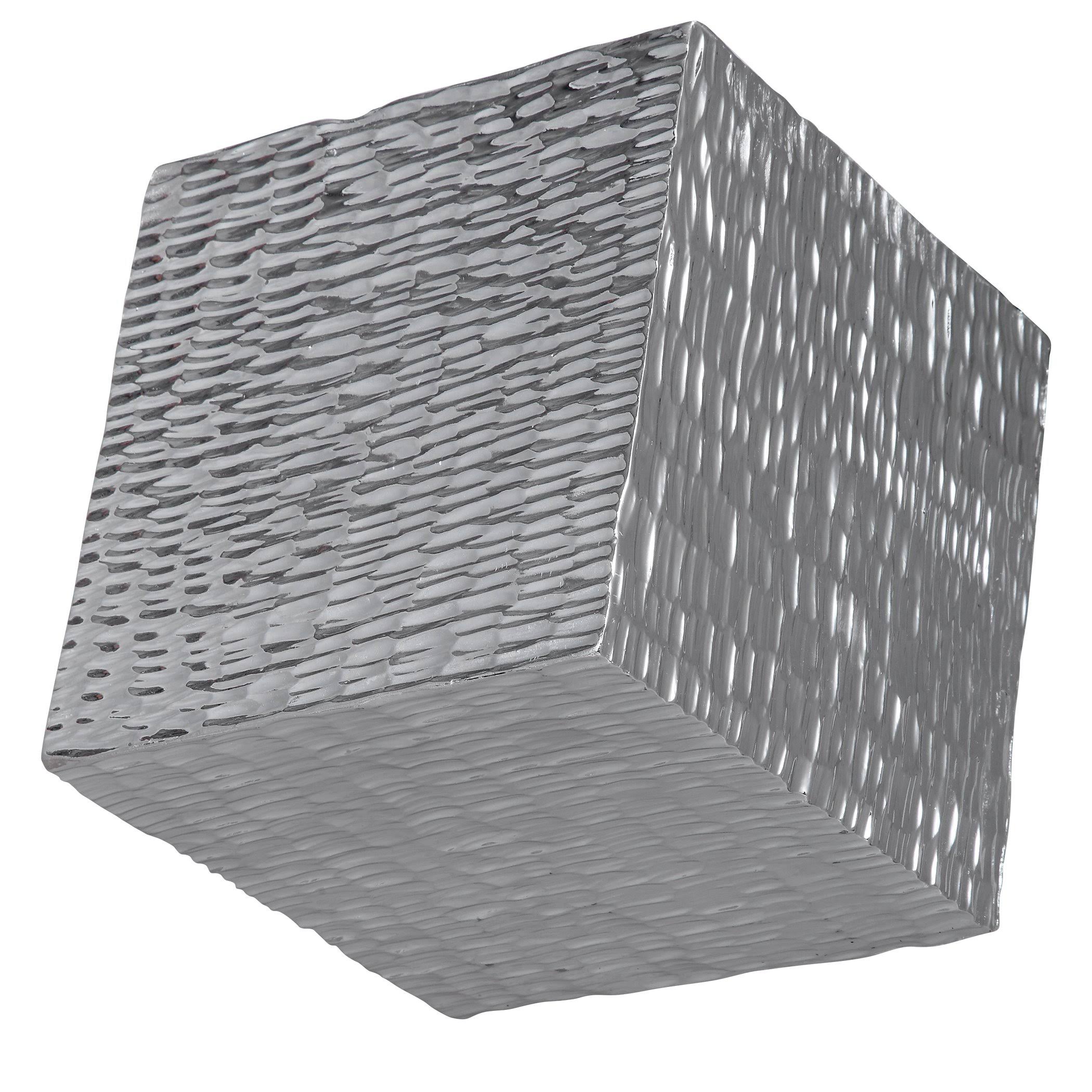 Silver Wall Cube Y78204