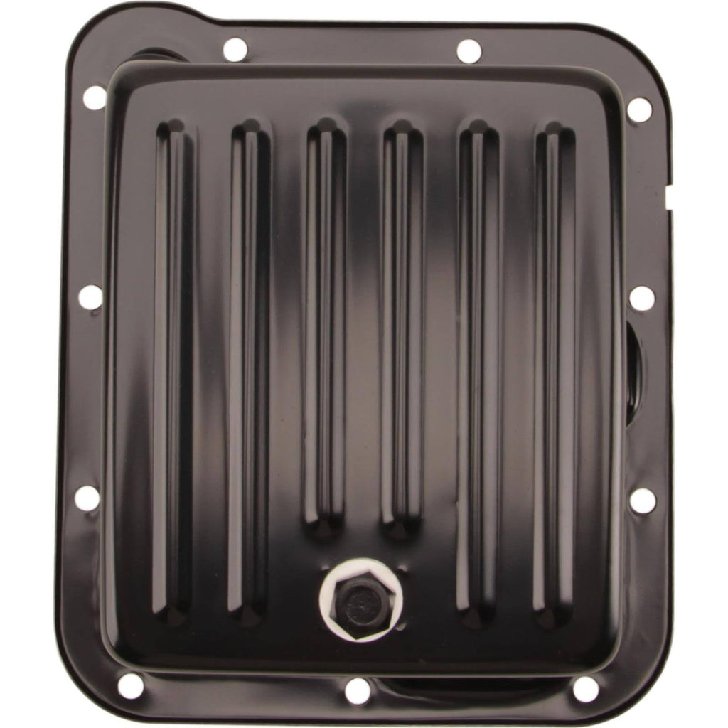 Black Steel Transmission Pan S5796