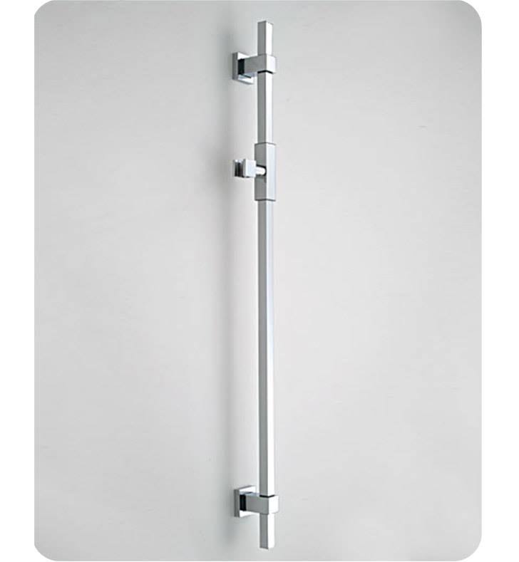 Satin Brass Adjustable Height Wall Bar T559