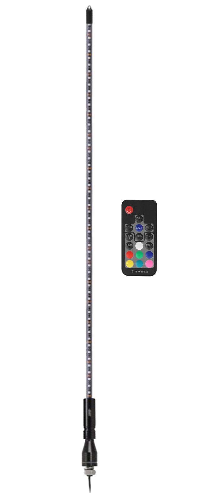 RGB LED Whip Antenna 6ft P442415