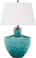 Turquoise Dimpled Glass Table Lamp A386917