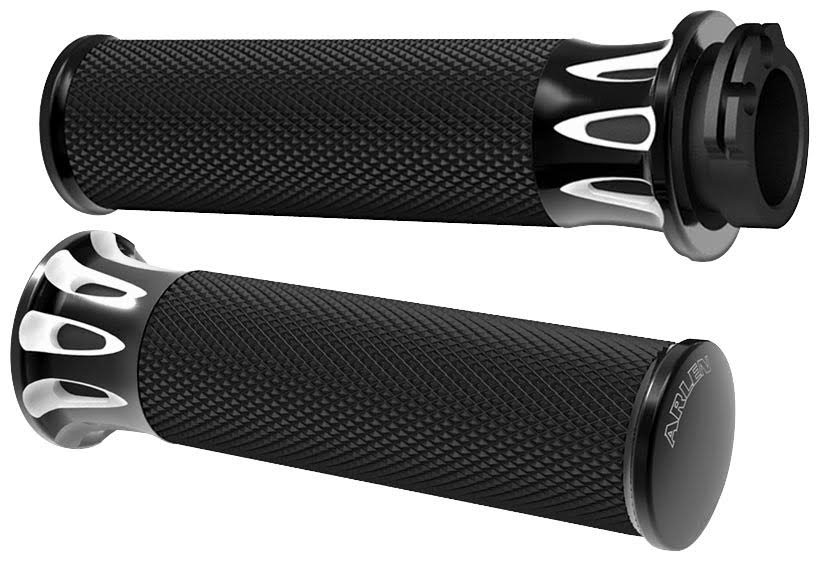 Black Deep Cut Cable Style Grips C429081