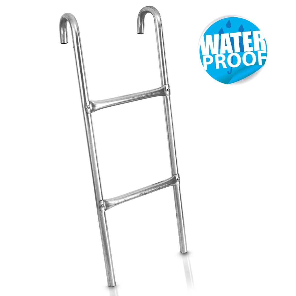2 Step Galvanized Steel Trampoline Access Ladder X550