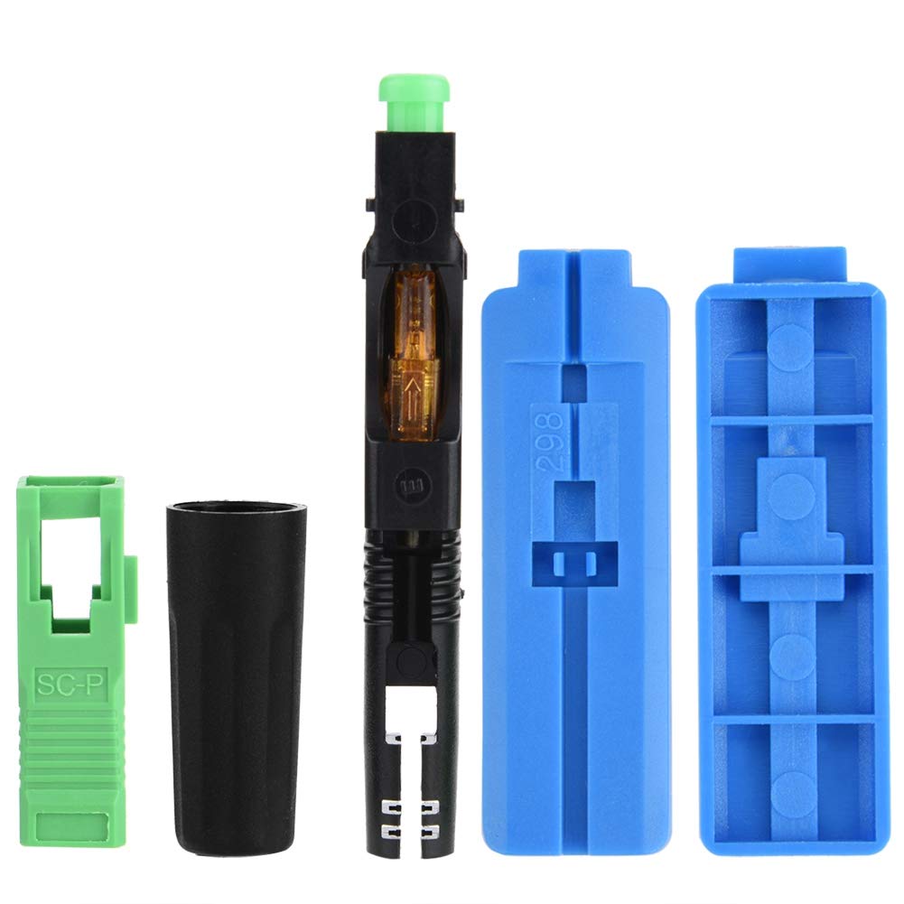 100Pcs Fiber Optic Quick Fast Connector Adapter T66876