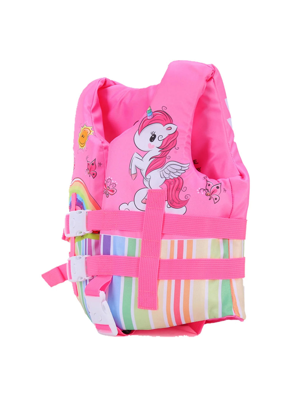Kids Swimming Life Vest Cartoon Animals Print Life Jacket W78196