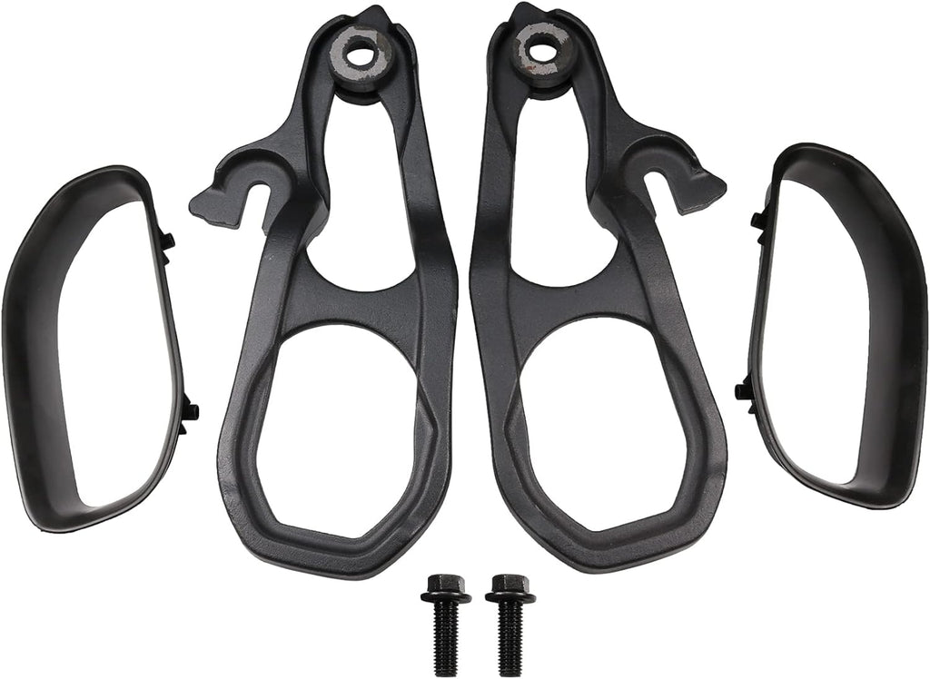 Red Front Car Tow Hooks Left & Right With Hardware Replacement For Dodge Ram 1500 DT 2019 2020 2021 2022 S92560