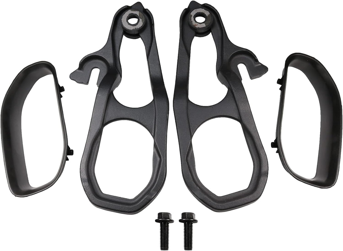 Red Front Car Tow Hooks Left & Right With Hardware Replacement For Dodge Ram 1500 DT 2019 2020 2021 2022 S92560