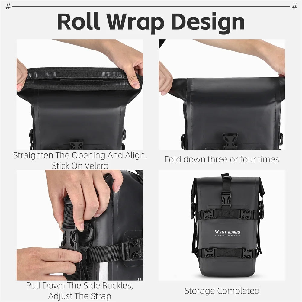 Waterproof 5L Motorcycle Side Frame Tools Bag A58646