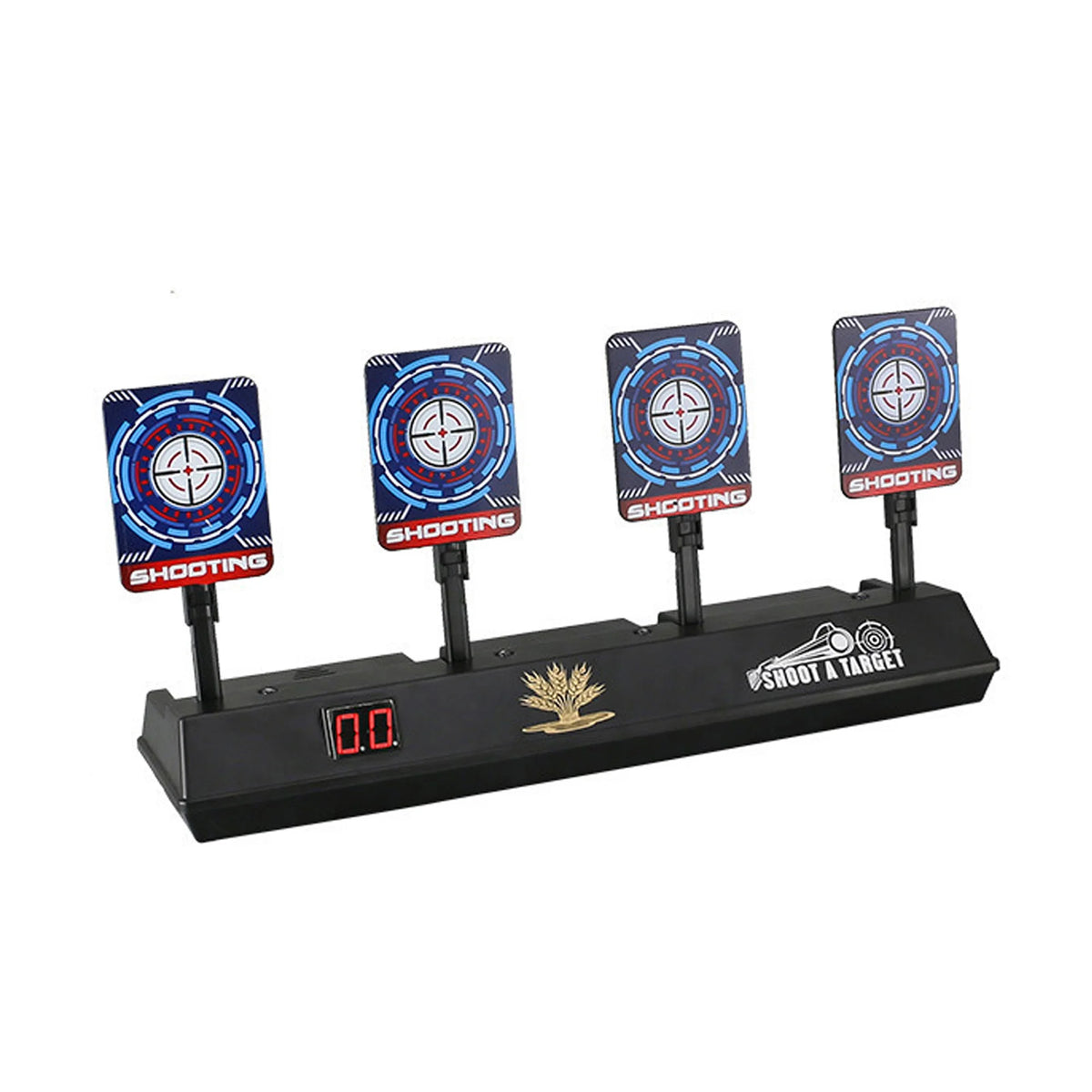 4 Targets LED Light Electronic Scoring Shooting Targets P10075