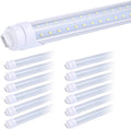 8ft 65W 6000K Cool White LED Tube Light, Pack of 4 Z59889