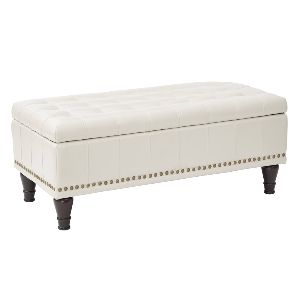 Grey Storage Ottoman T5337